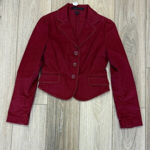 Express Deep Red Women's Blazer